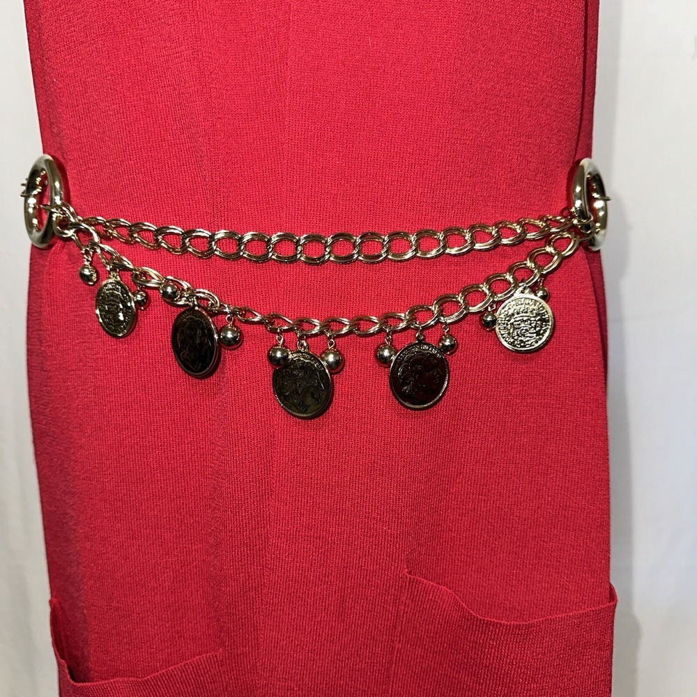 Ladies Gold‎ Chain Belt Size S/M